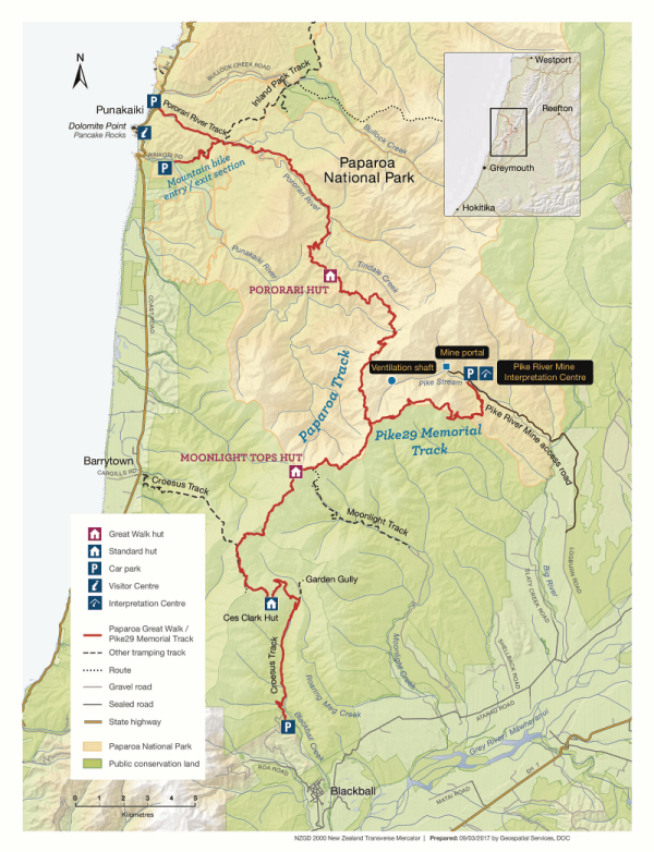 Paparoa discount mtb track